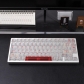 Morning C & Evening A 104+47 PC Frost Milk White Semitransparent Backlit Cool Keycaps Set Screen Printing